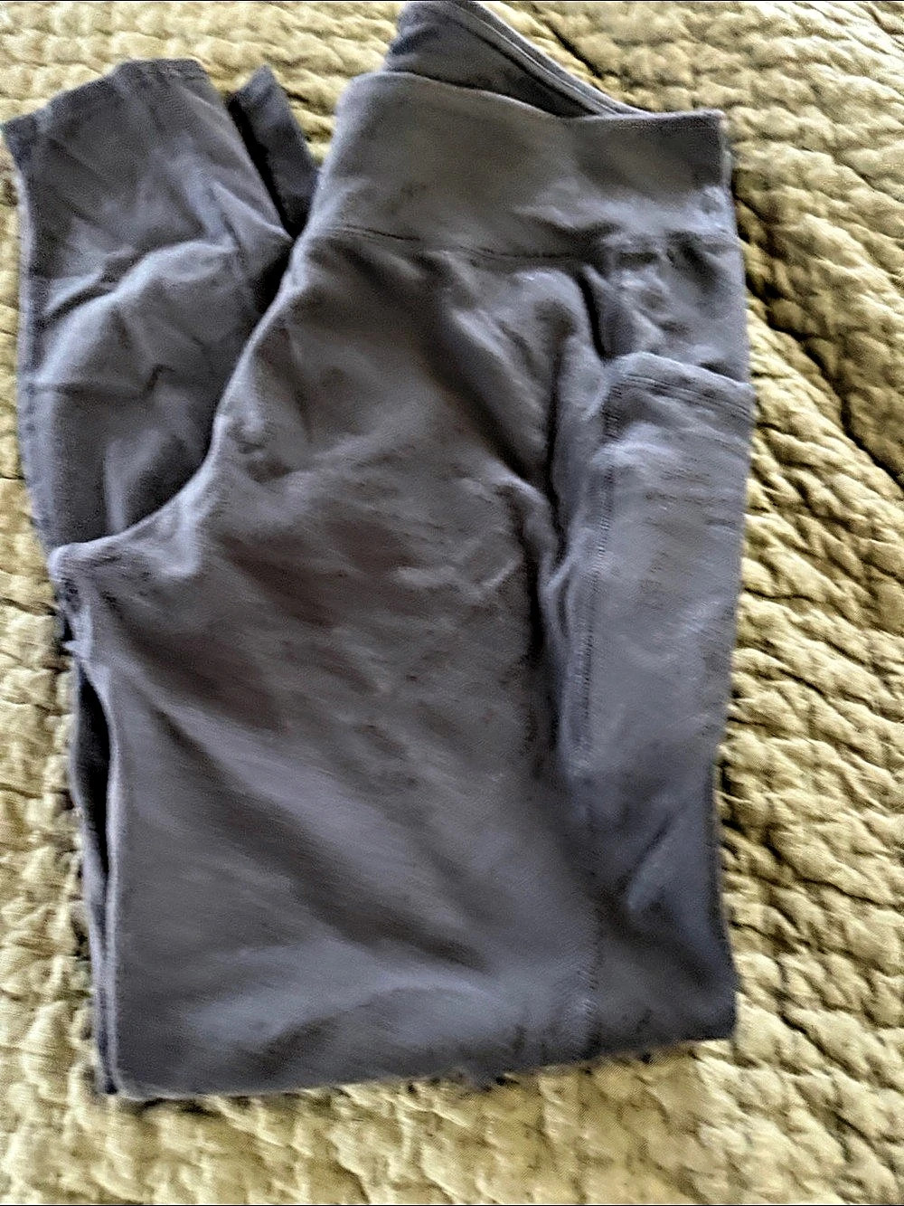 Pact on the go Gray Leggings Size Large